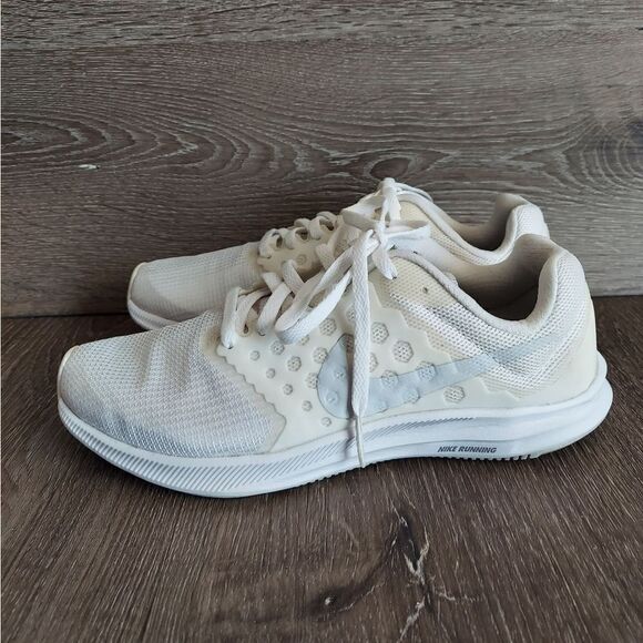 Nike Downshifter 7 Running Shoe White/ Pure Platinum Size 7 - Picture 4 of 9